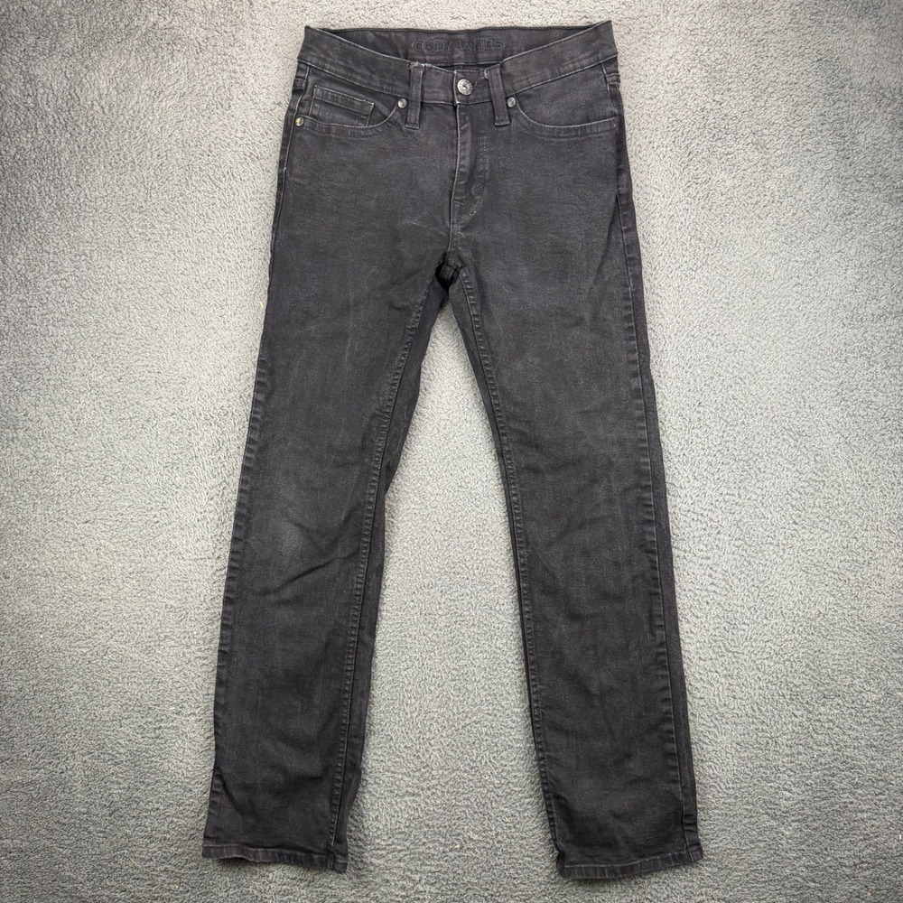 Cody James Mens Black Slim Straight Stretch Denim Jeans 30x34‎ RN138823